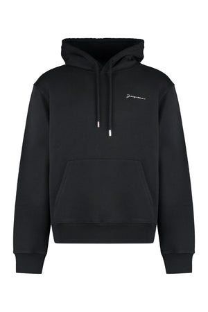 Brodé cotton hoodie-0